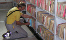 Vorbereitung Unterlagen für den Archivumzug