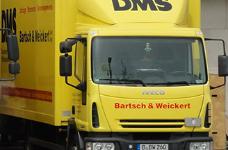 Umzugswagen von DMS Bartsch & Weickert