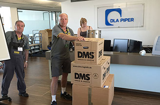 DMS Umzugshelfer beim Umzug der DLA Piper
